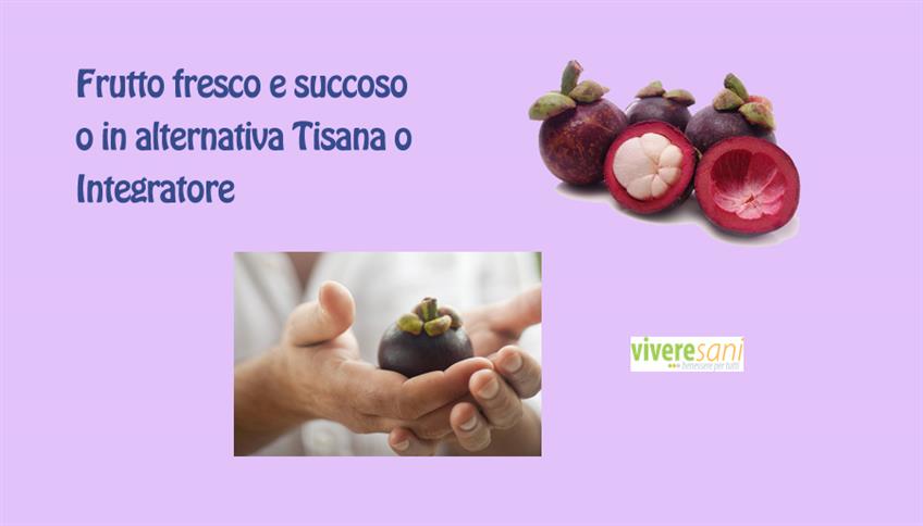 Mangostano, frutto dolce e succoso Mangostano, frutto dolce e succoso